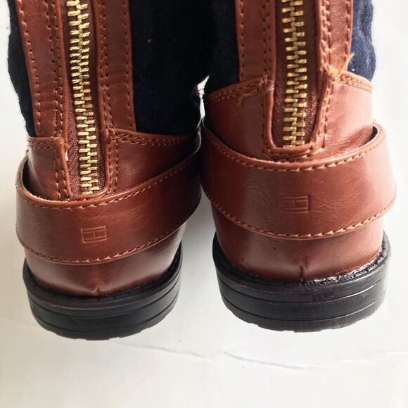 Tommy Hilfiger Andrea quilted riding boots EUC size 2 youth - Picture 9 of 10